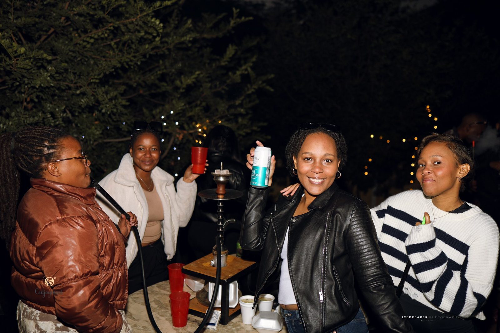Friends enjoying an Outjoyment night event